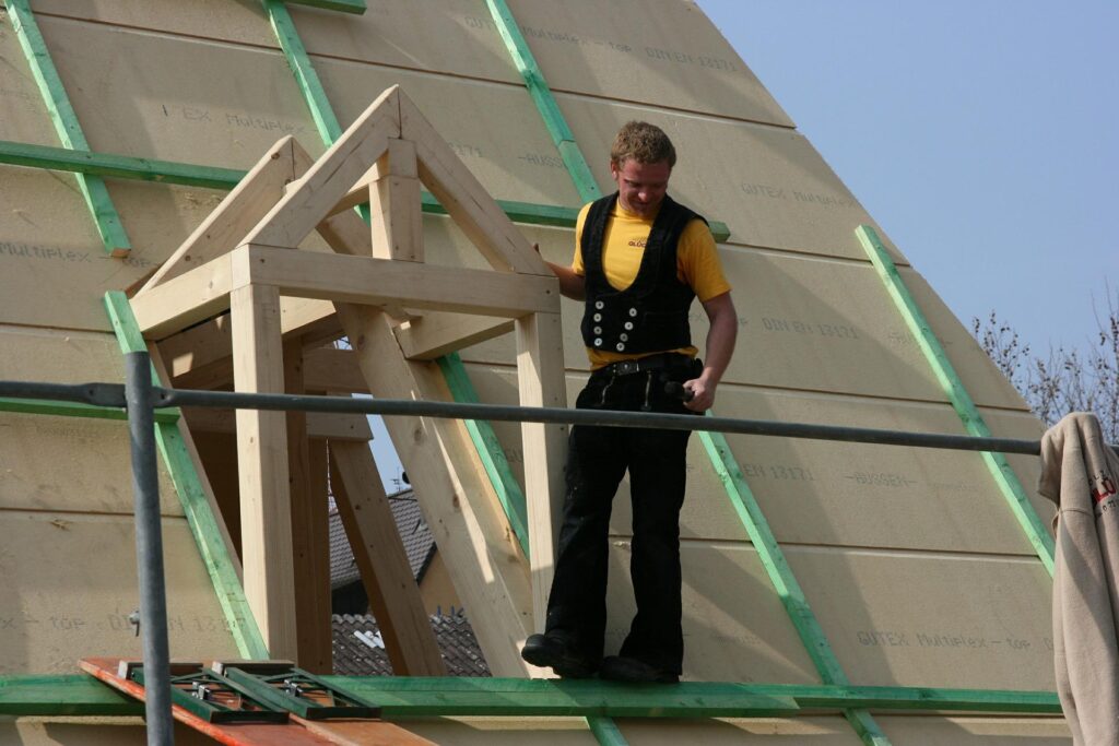 Roof Restoration worker